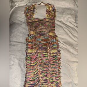 Colorful crochet dress size Medium